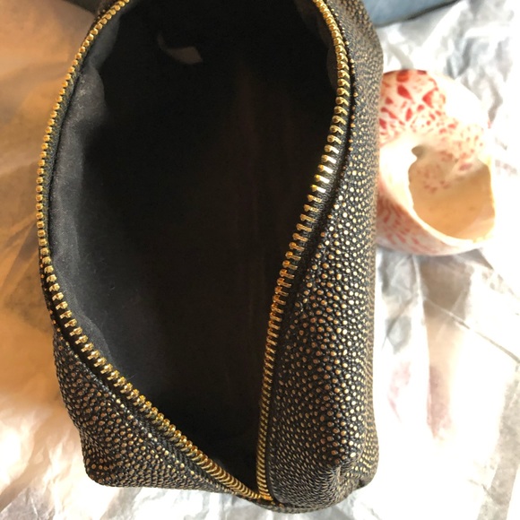 Cosmetic Bag, Gold & Black, Bare Minerals - Picture 4 of 10